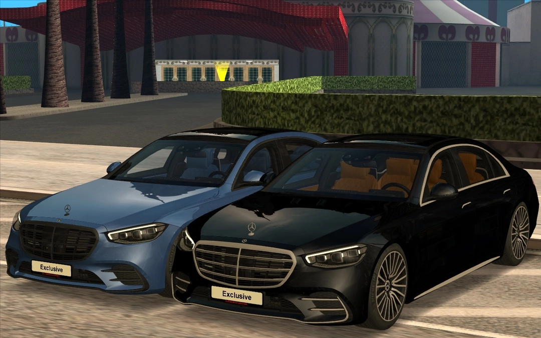 Mercedes-Benz W223 (Chrome / Black)